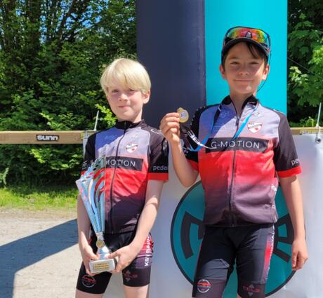 Maximilian und Ignas beim 2.Lauf der Rembike Trophy