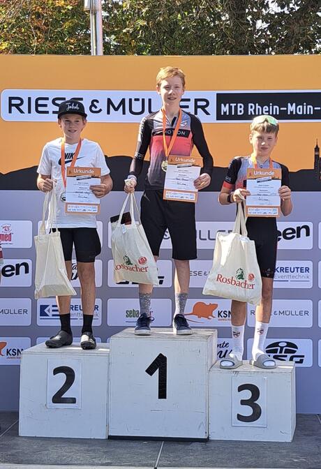 MU13 Platz 1 Paul Brauer und Platz 3 Max Obst