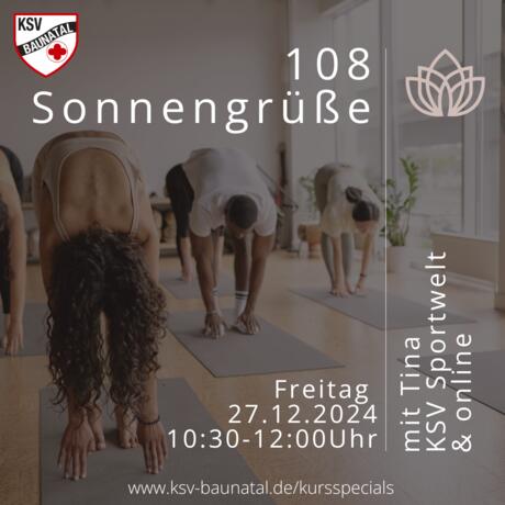 108 Sonnengrüße KSV Sportwelt