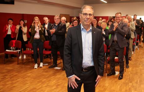 Standing Ovation für Friedrich Heintzemann